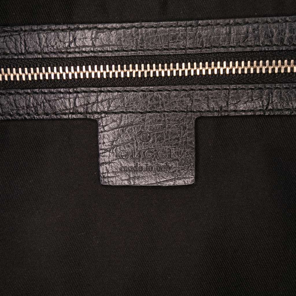 Gucci GG Canvas Horsebit Web Chain Bowler Bag - 5