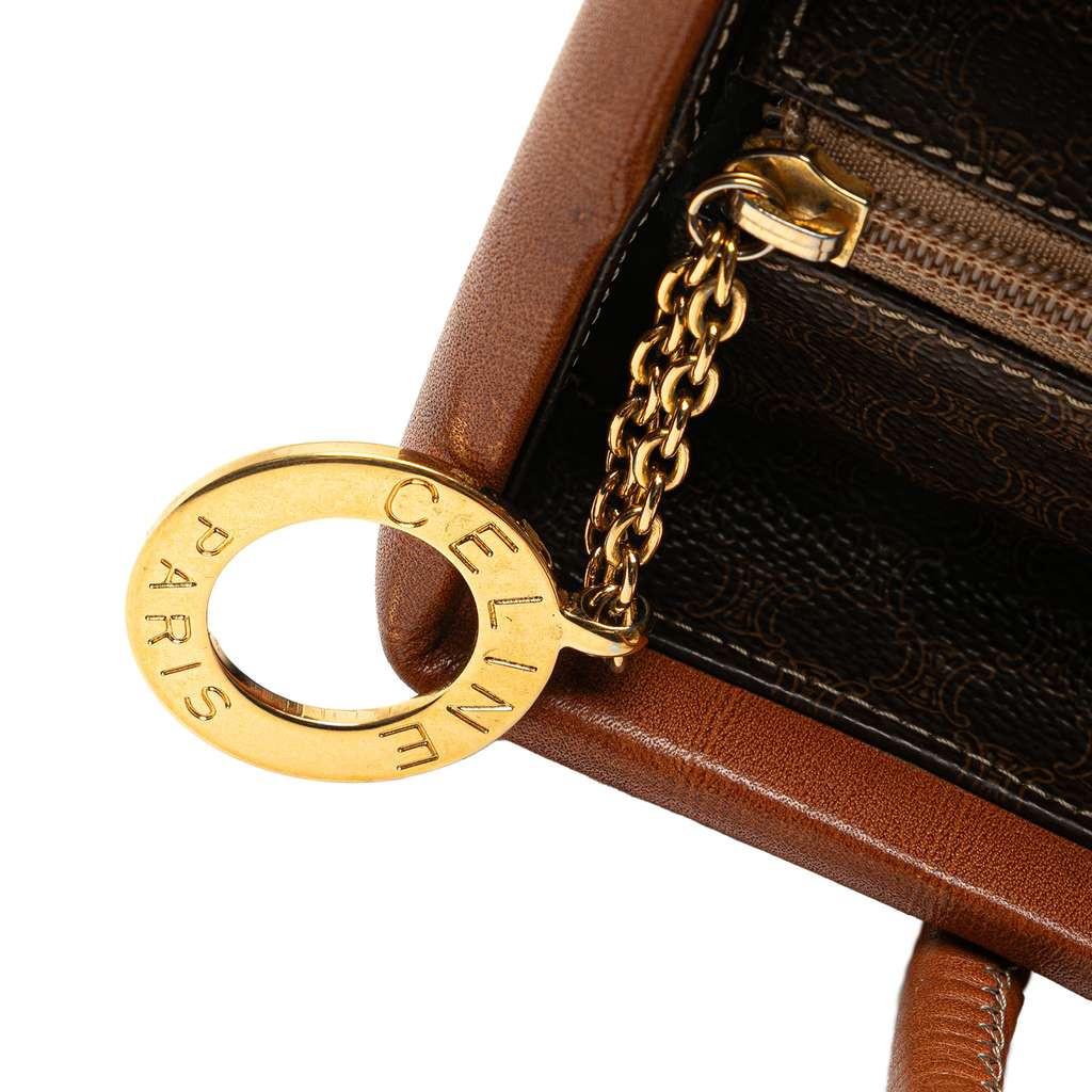 Celine Macadam Coated Canvas Handbag - Image 13