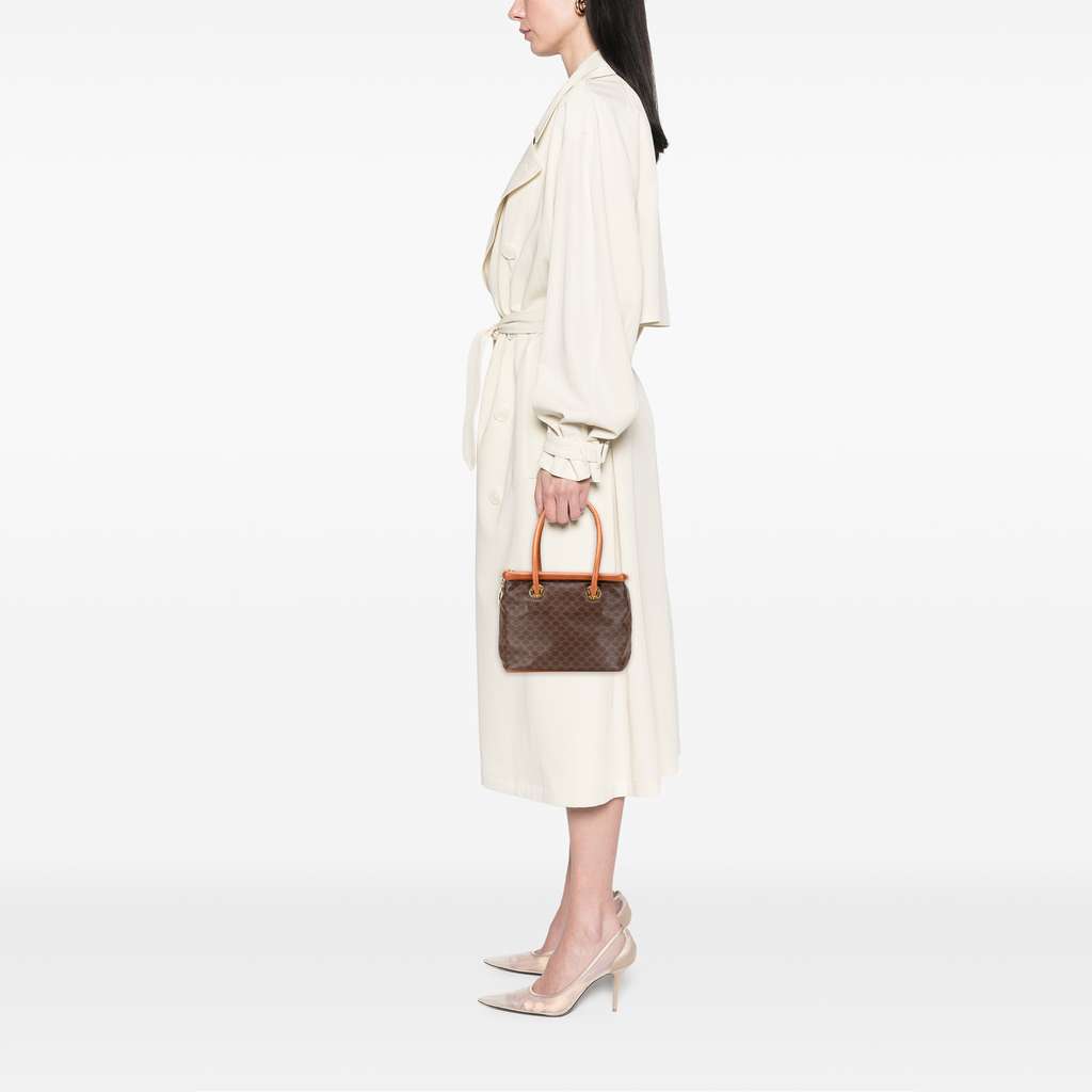 Celine Macadam Coated Canvas Handbag - Image 14