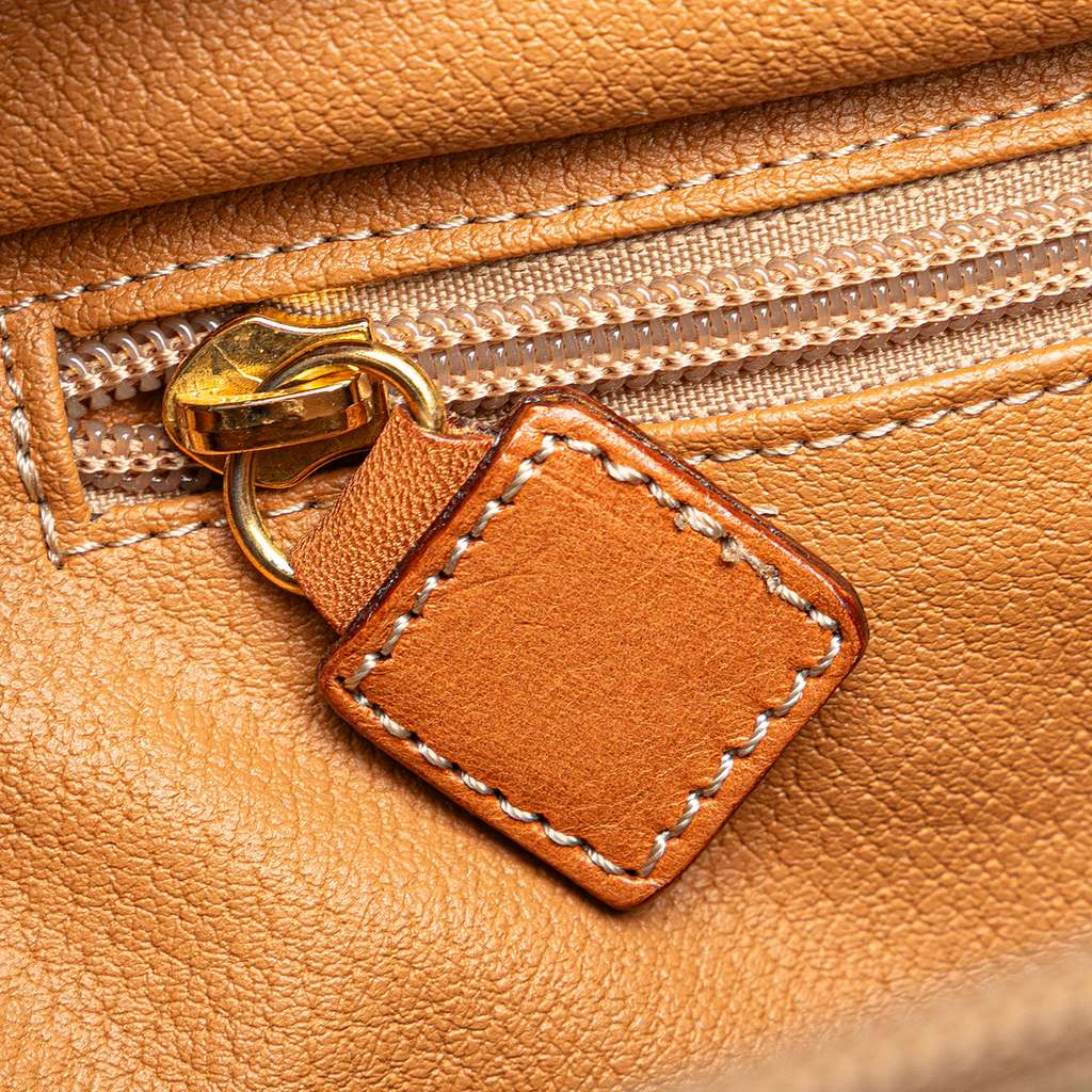 Celine Macadam Coated Canvas Handbag - Side view