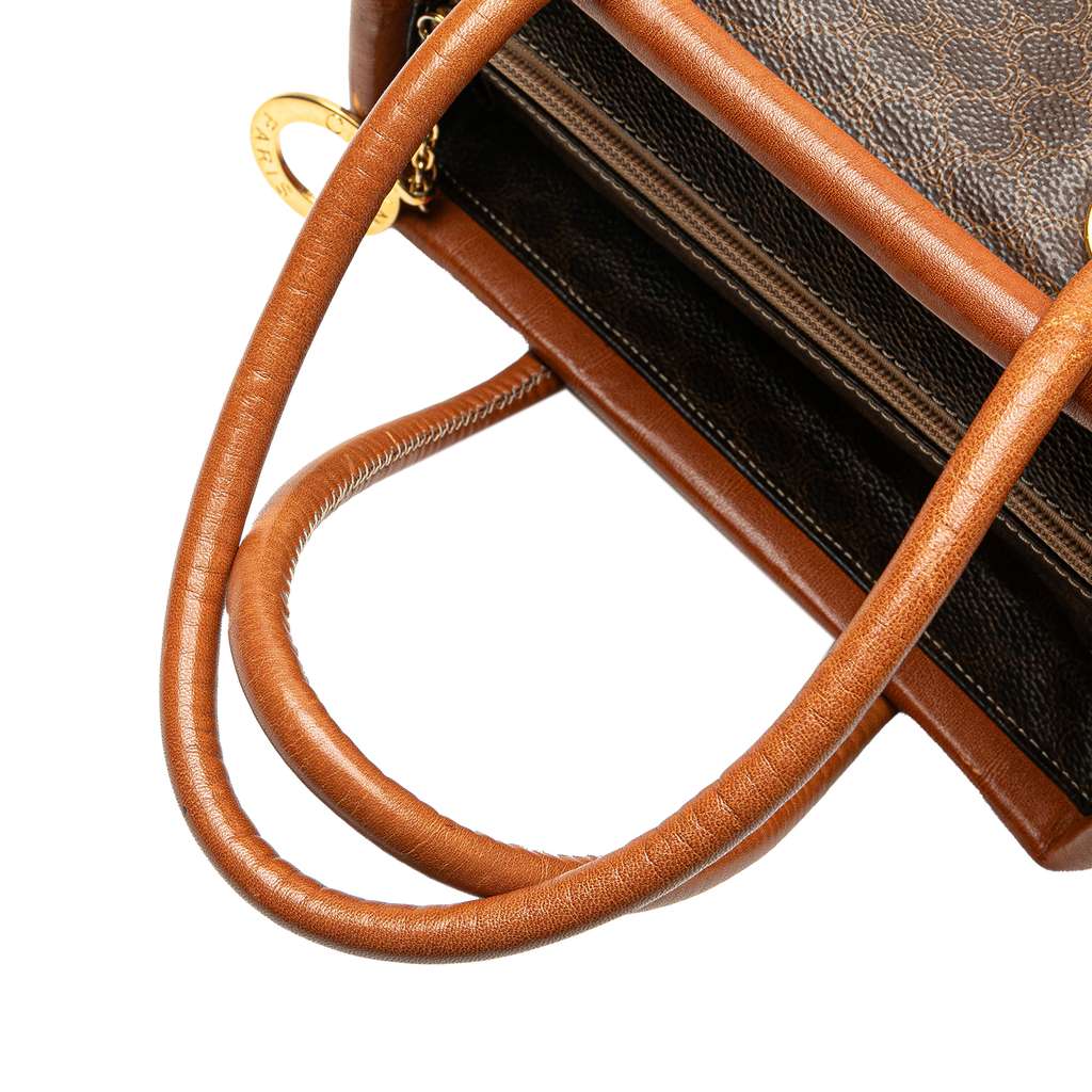 Celine Macadam Coated Canvas Handbag - Image 12