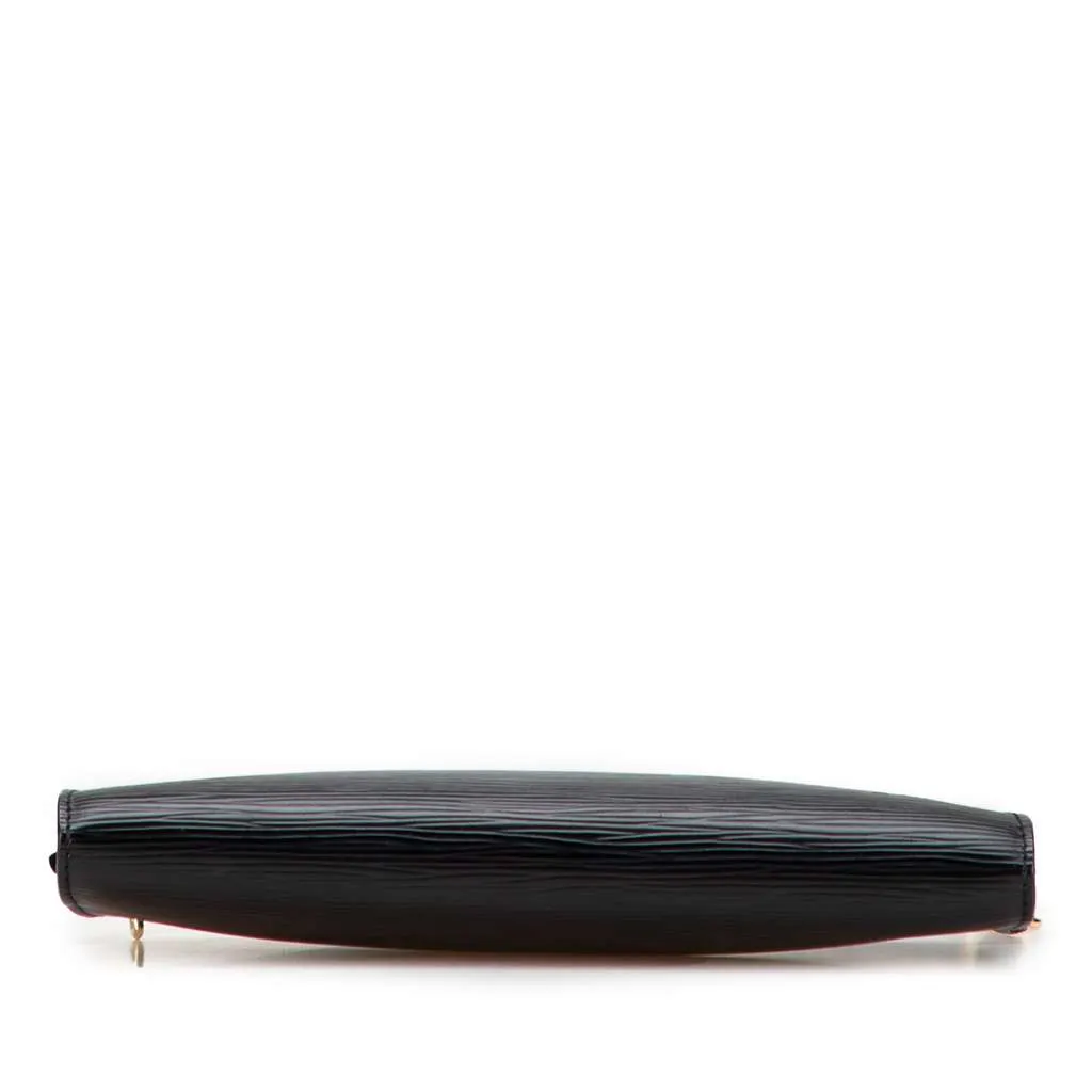 Louis Vuitton Epi Pochette Accessoires Black Leather Good - Inside View