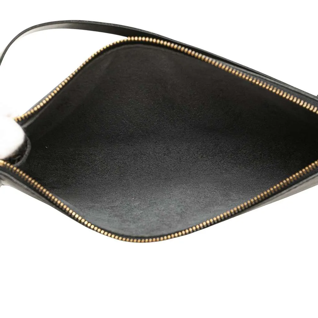 Louis Vuitton Epi Pochette Accessoires Black Leather Good - Model View