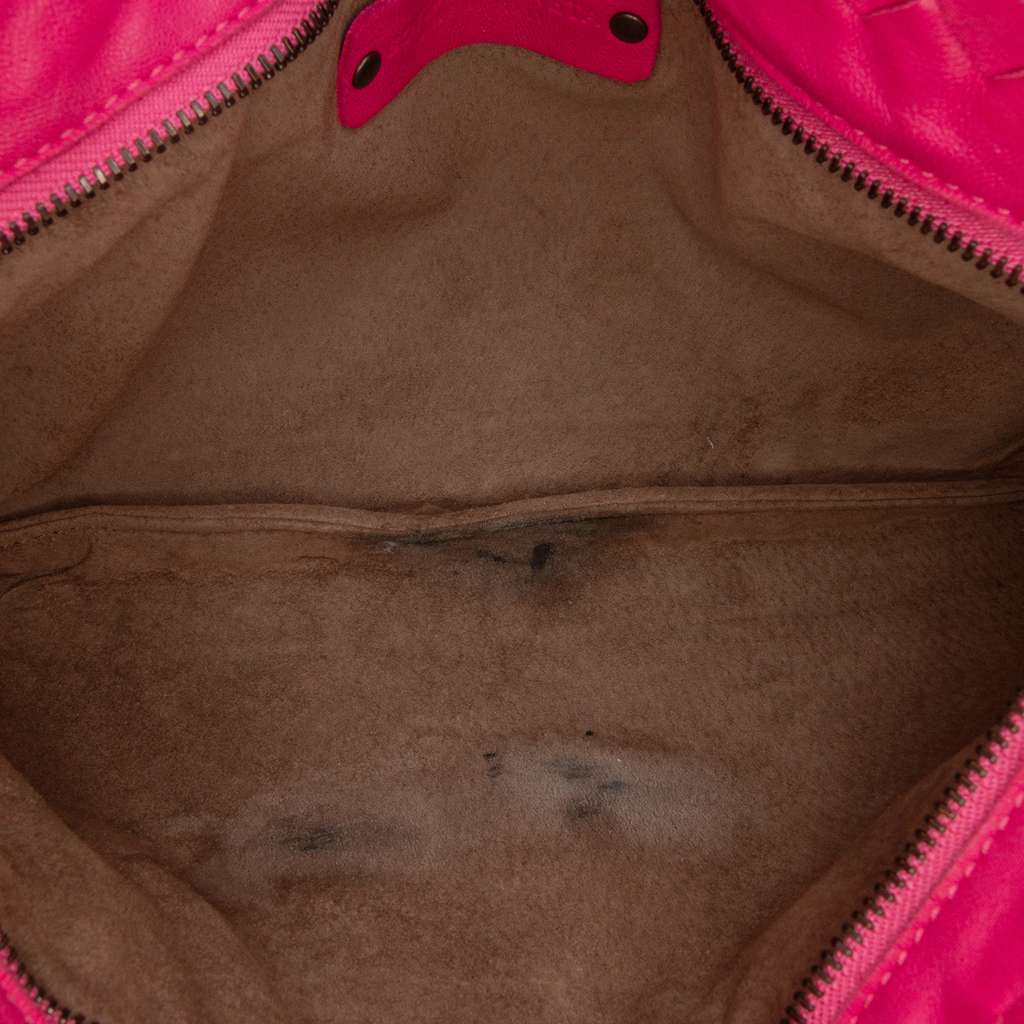 Bottega Veneta Intrecciato Trimmed Bicolor Nappa Clutch - 4