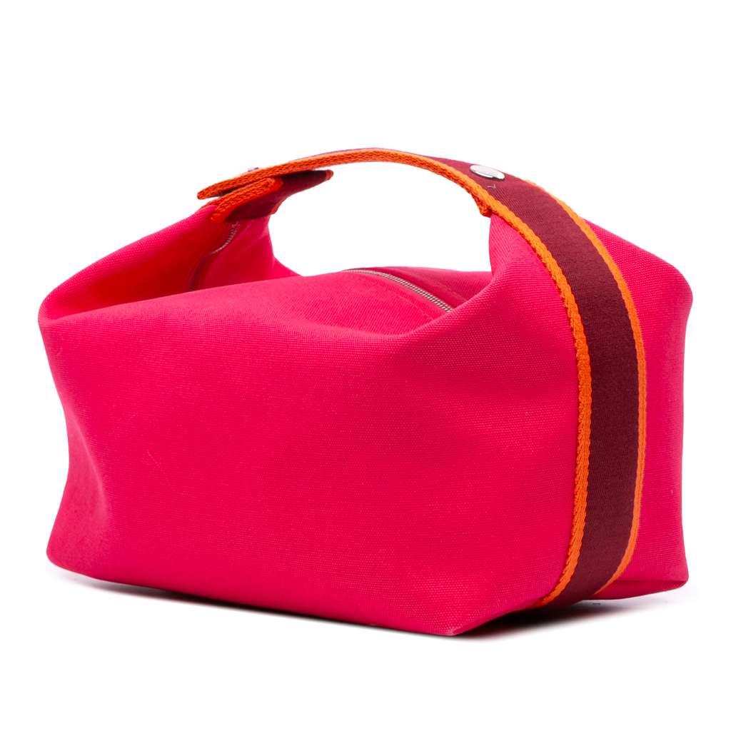 Hermès Large Toile Bride A Brac Case - Back view