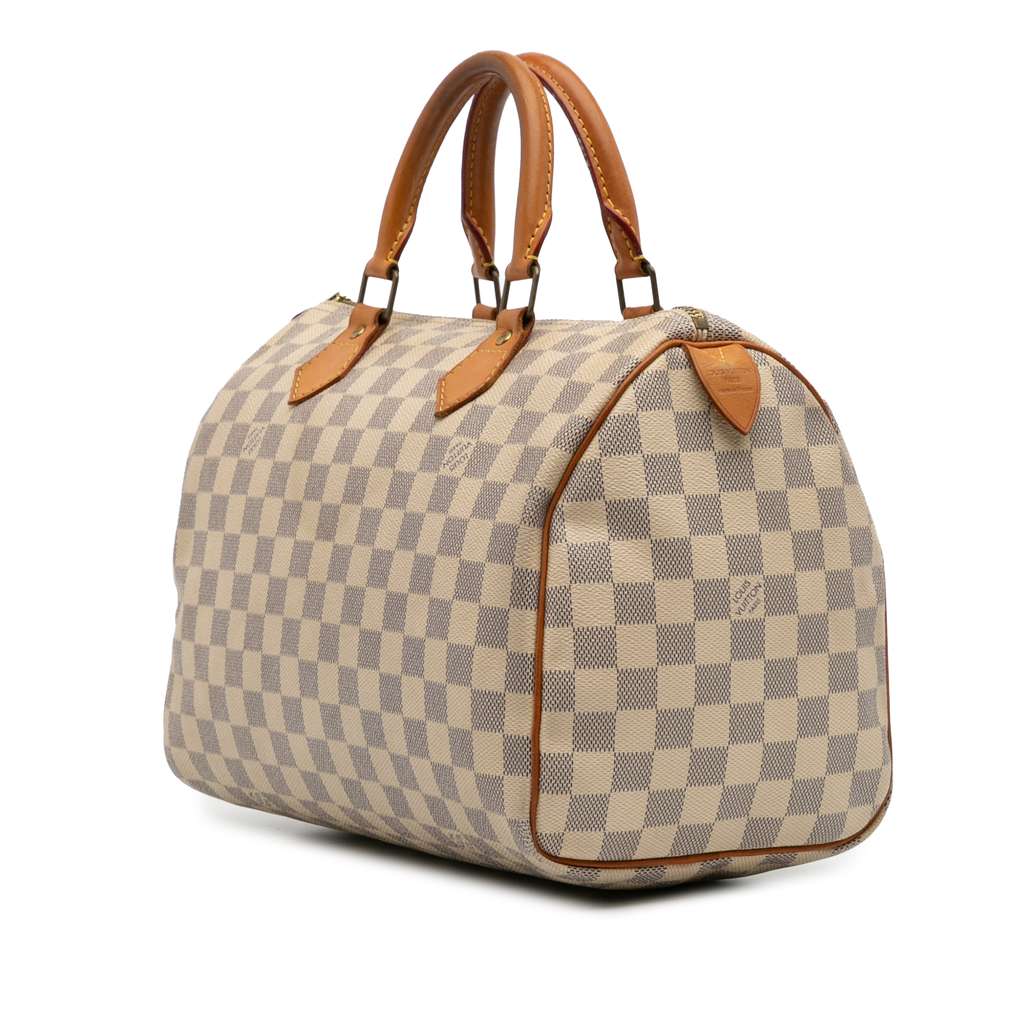 Louis Vuitton Damier Azur Speedy 30 - Back view