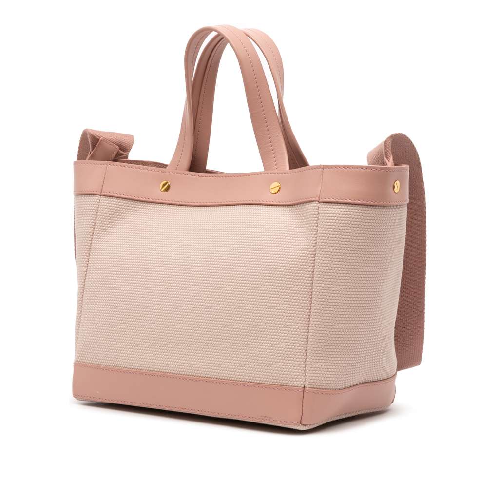 Tom Ford Mini Canvas T Screw Tote - 2