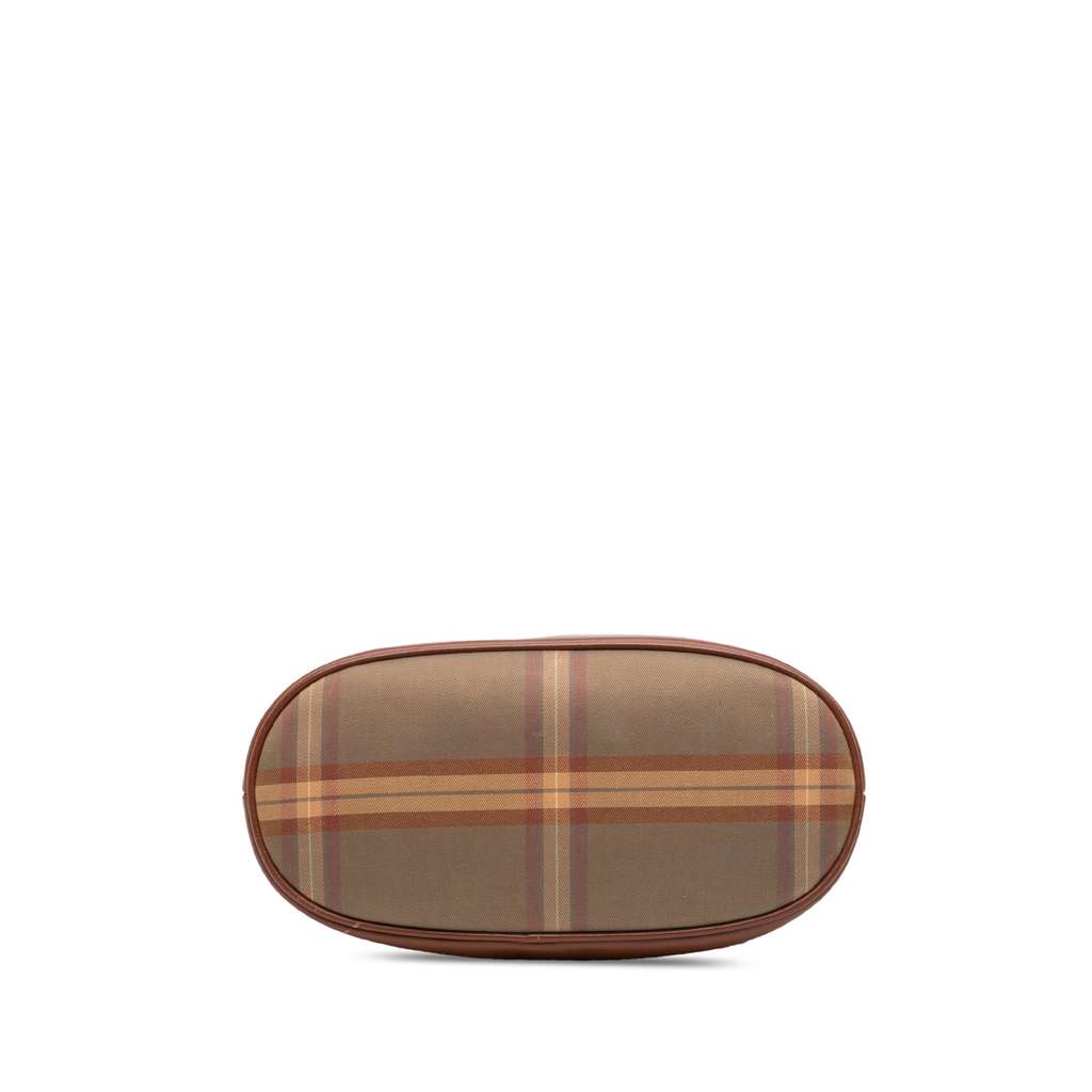 Burberry Vintage Check Canvas Bucket Bag - Image 6