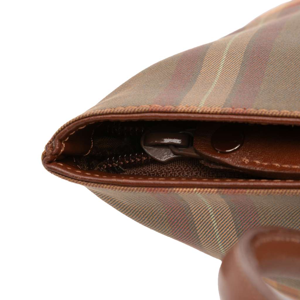 Burberry Vintage Check Canvas Bucket Bag - Detail 1