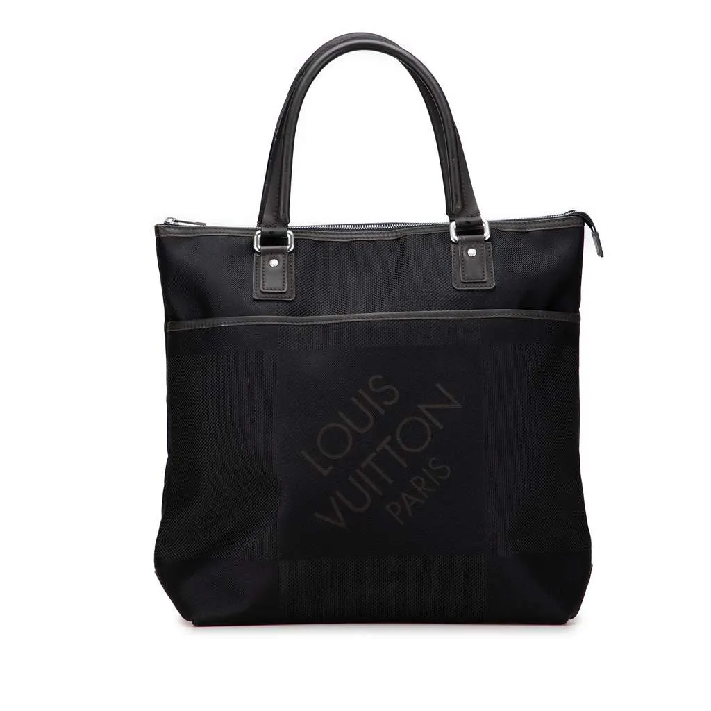 Louis Vuitton Damier Geant Cougar Black Canvas Good - Front View