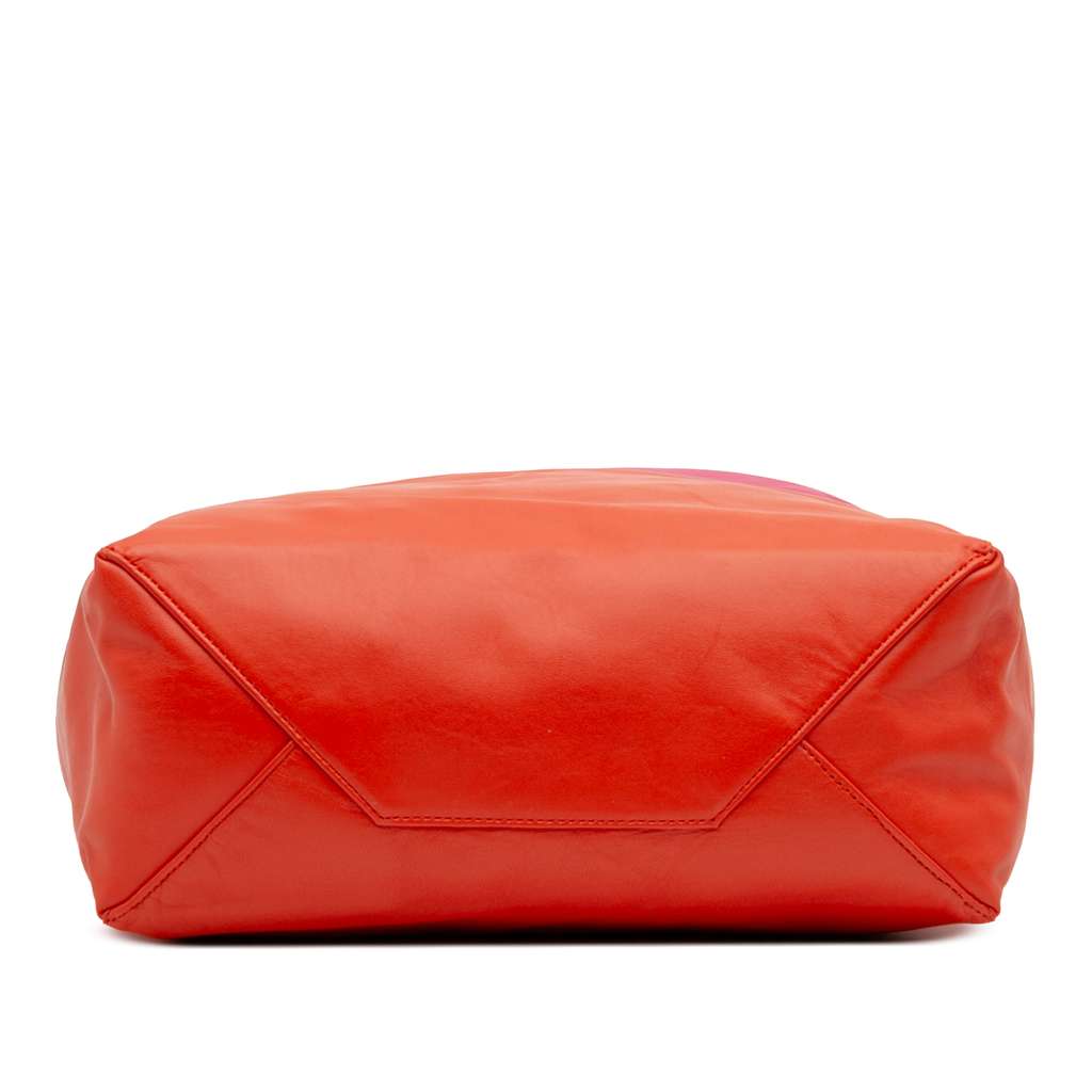 Celine Bicolor Leather Vertical Cabas Tote - 3