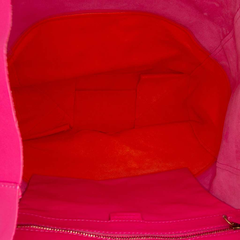 Celine Bicolor Leather Vertical Cabas Tote - 4