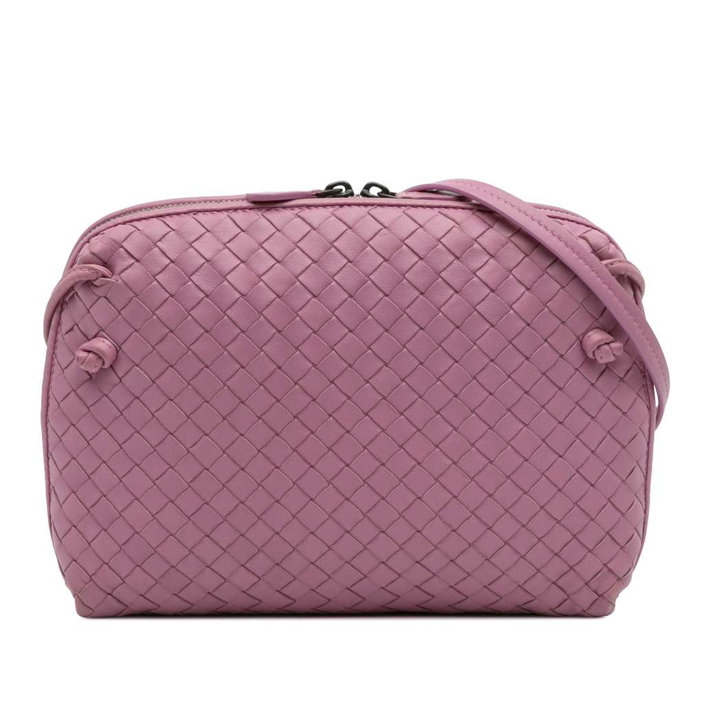 Bottega Veneta Nappa Intrecciato Nodini Crossbody