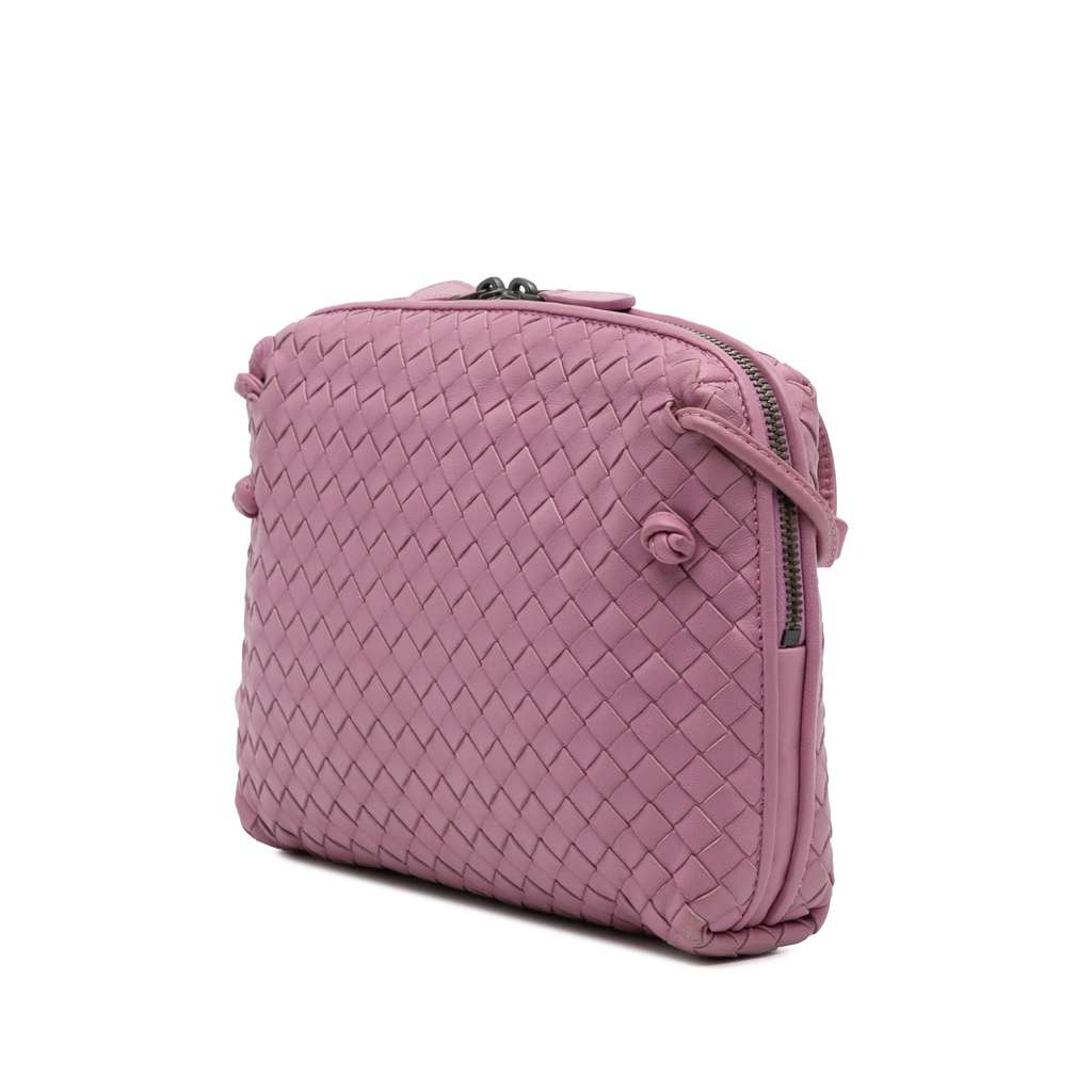 Bottega Veneta Nappa Intrecciato Nodini Crossbody - Back view