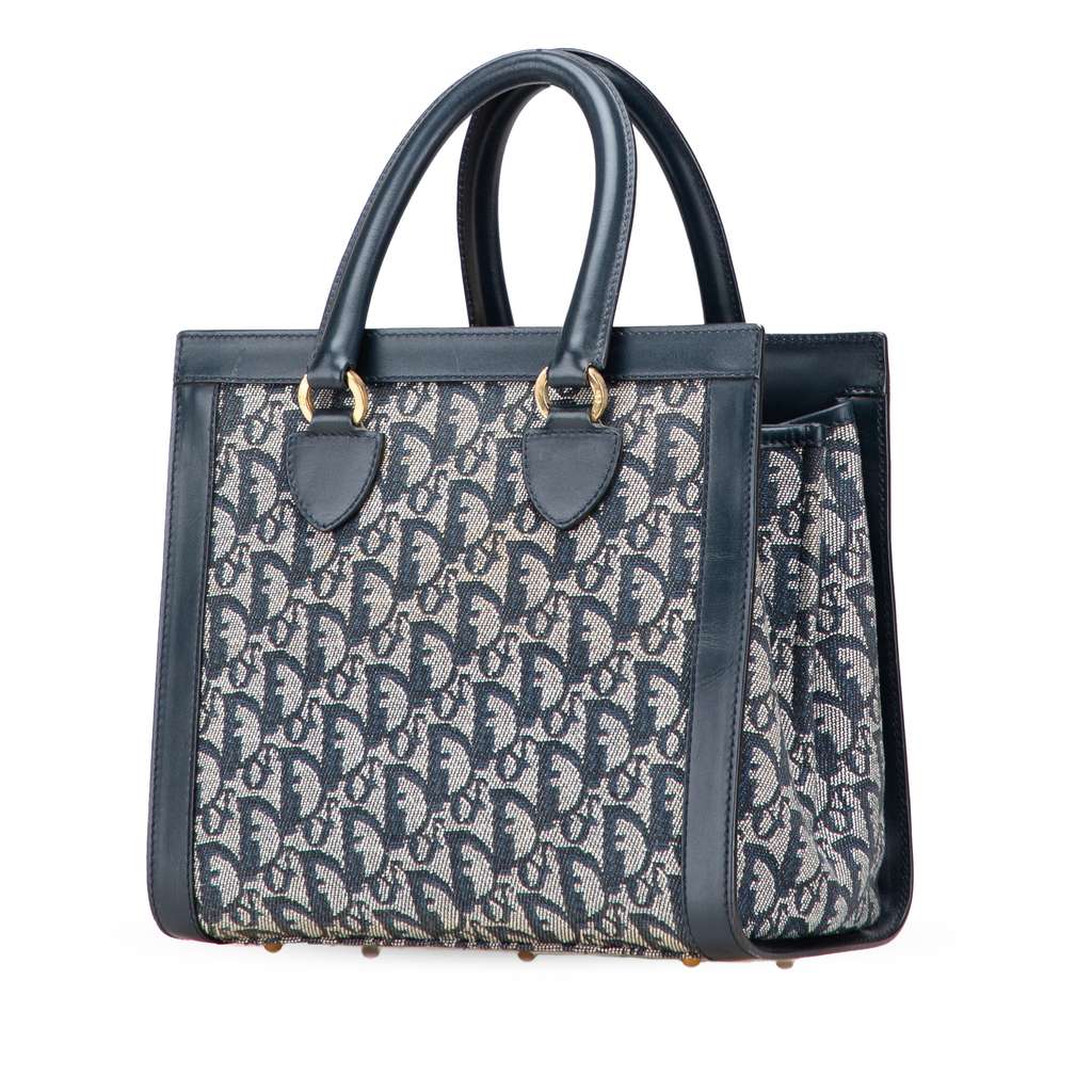 Dior Diorissimo Trotter Canvas Tote - Back view