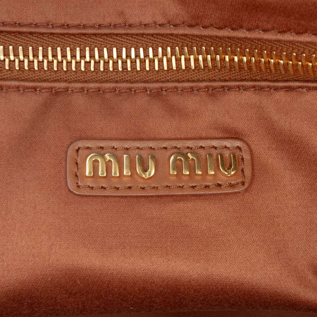 Miu Miu Large Soft Calf Softy Beau Top Handle Bag - Detail 1