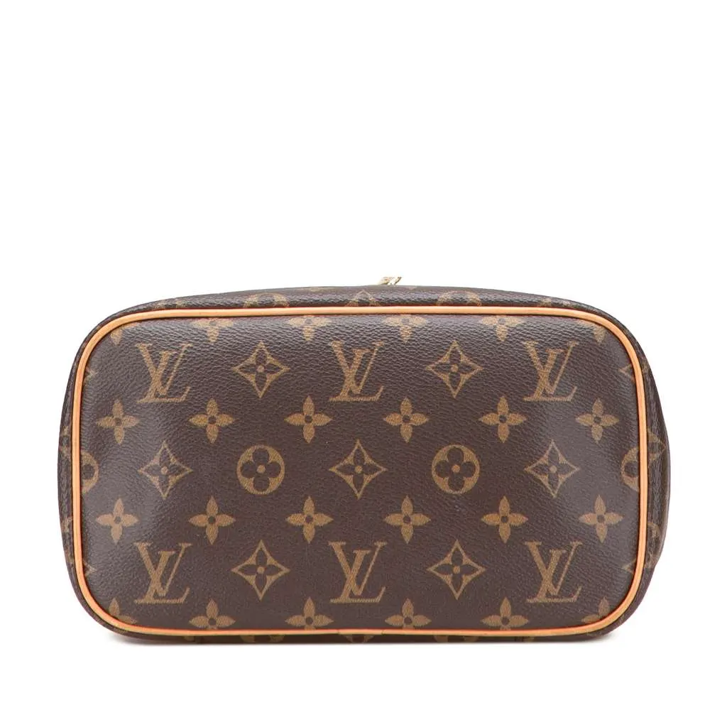 Louis Vuitton Monogram Nice BB Vanity Case Brown Canvas Fair - Inside View