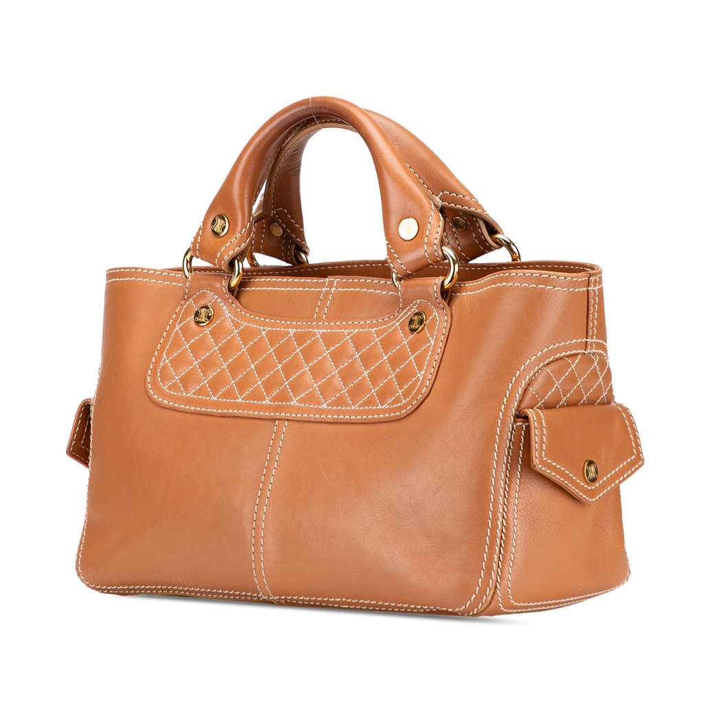 Celine Leather Biker Boogie Handbag - 2