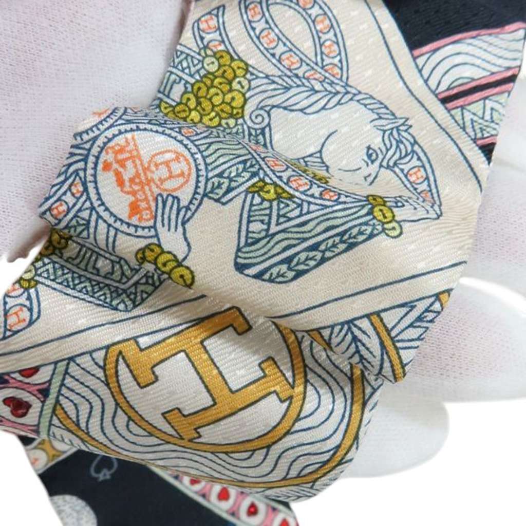 Hermès Dame De Coeur Silk Twilly Scarf - 5
