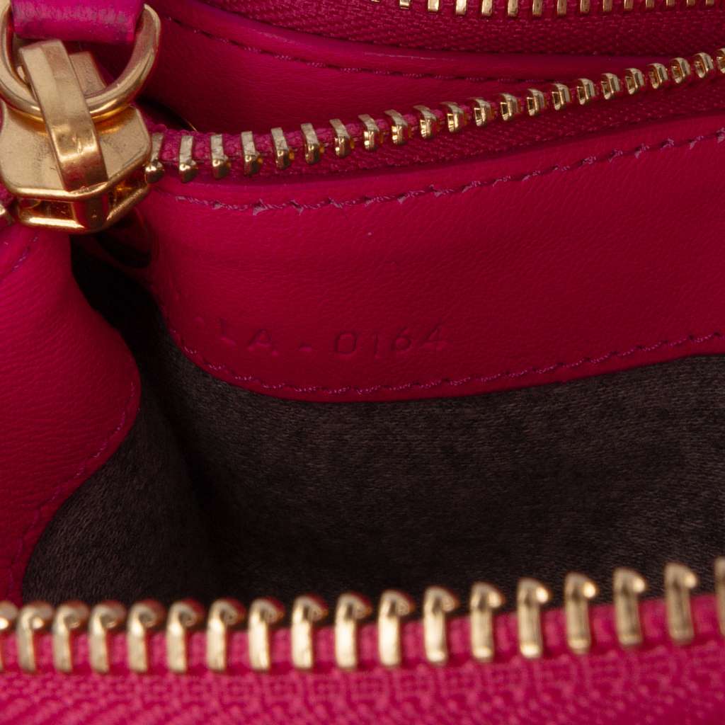 Celine Small Lambskin Trio Crossbody - Side view