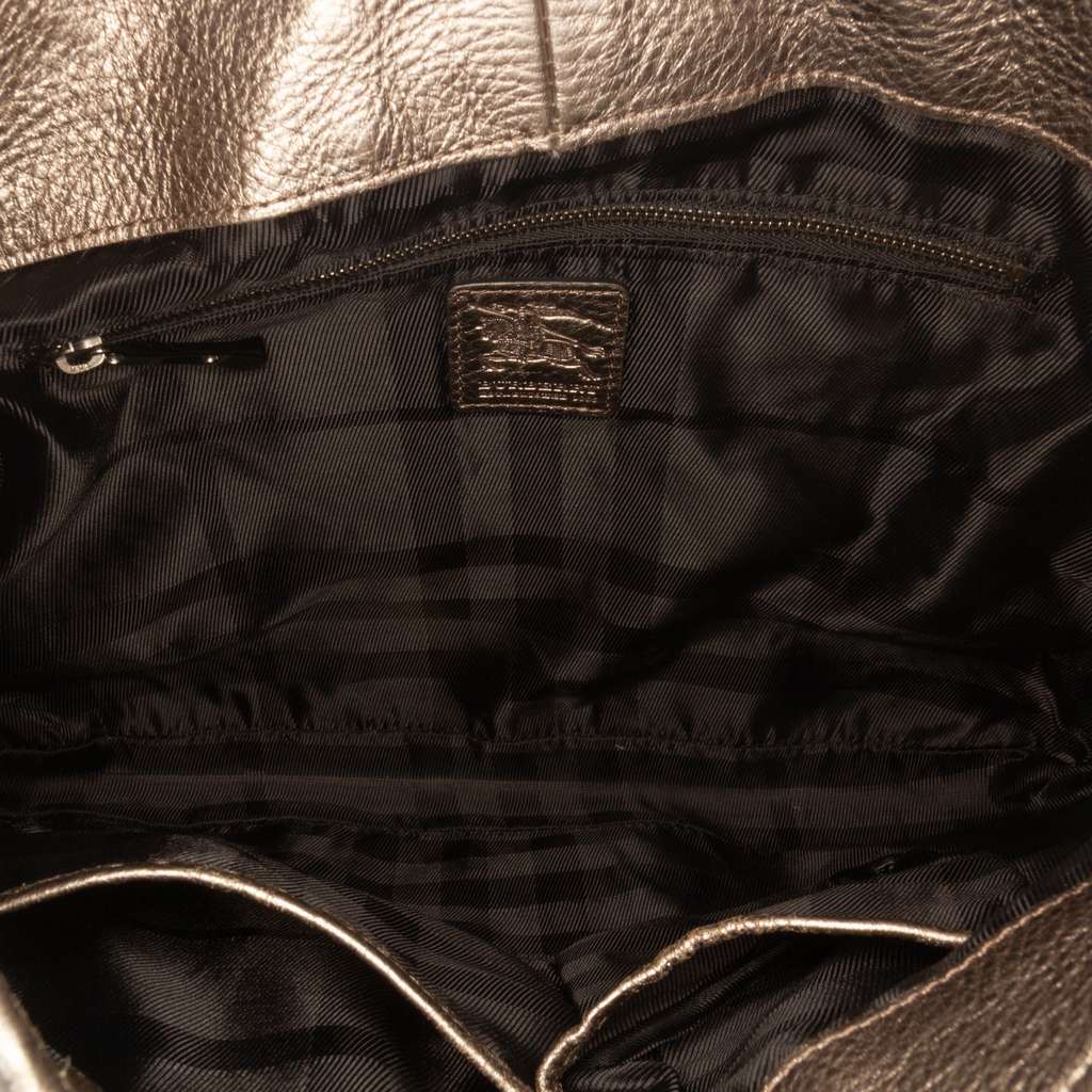 Burberry Smoke Check Coated Canvas Brooke Hobo - 4