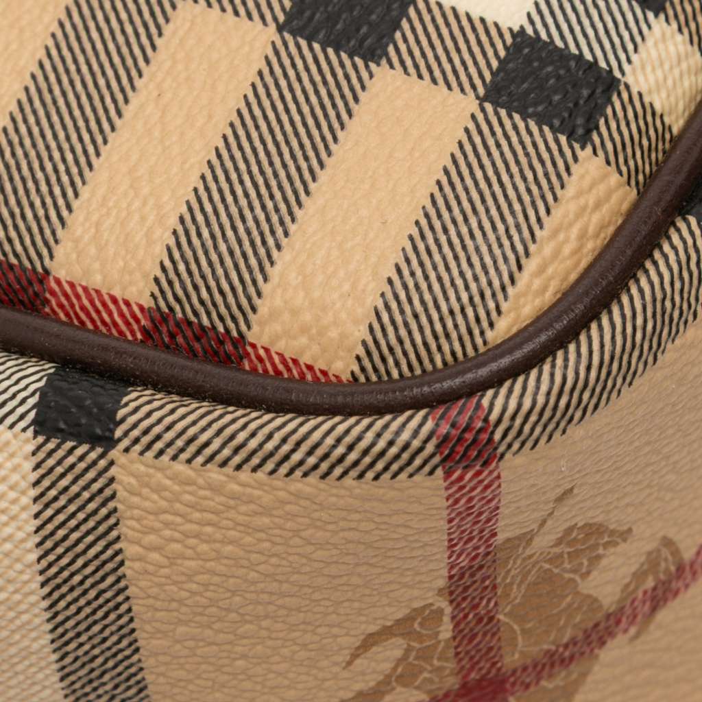 Burberry Haymarket Check Coated Canvas Flap Crossbody - Detail 2