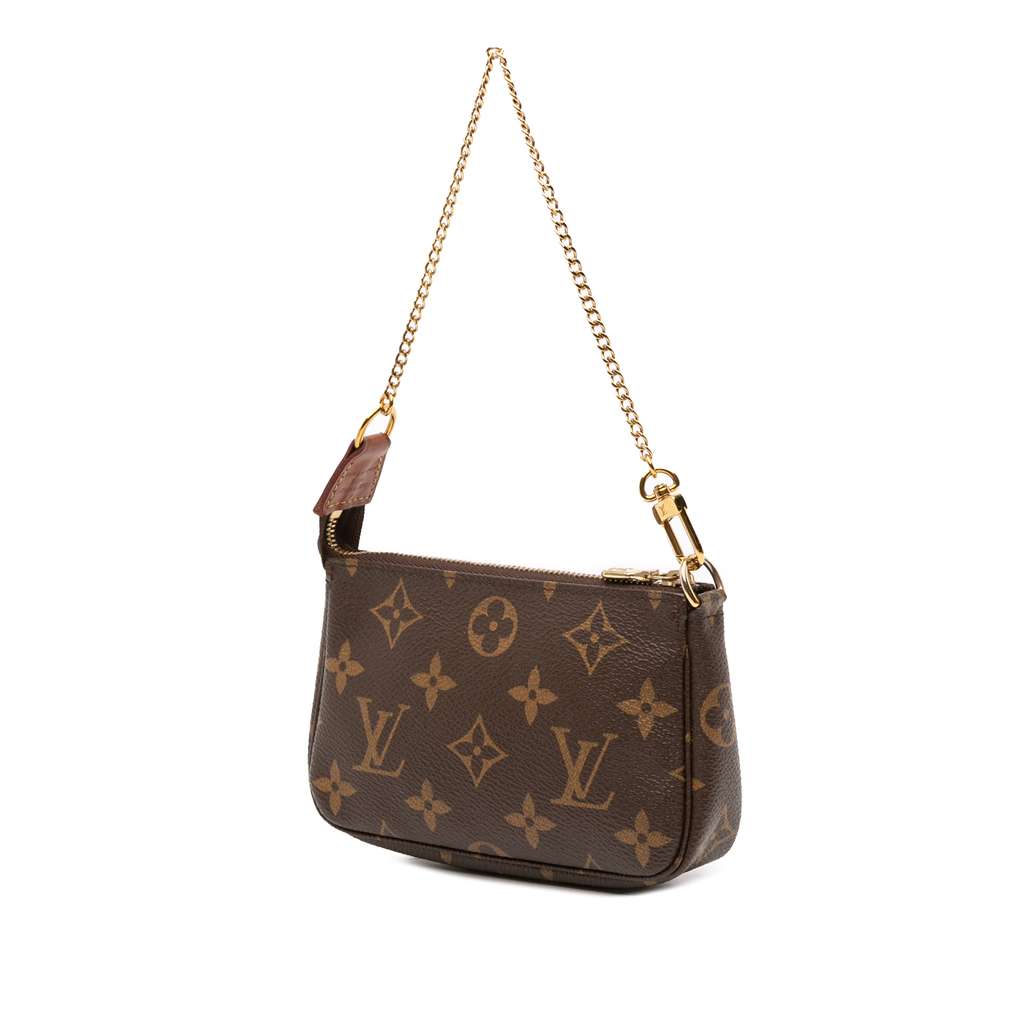 Louis Vuitton Monogram Mini Pochette Accessoires - Back view