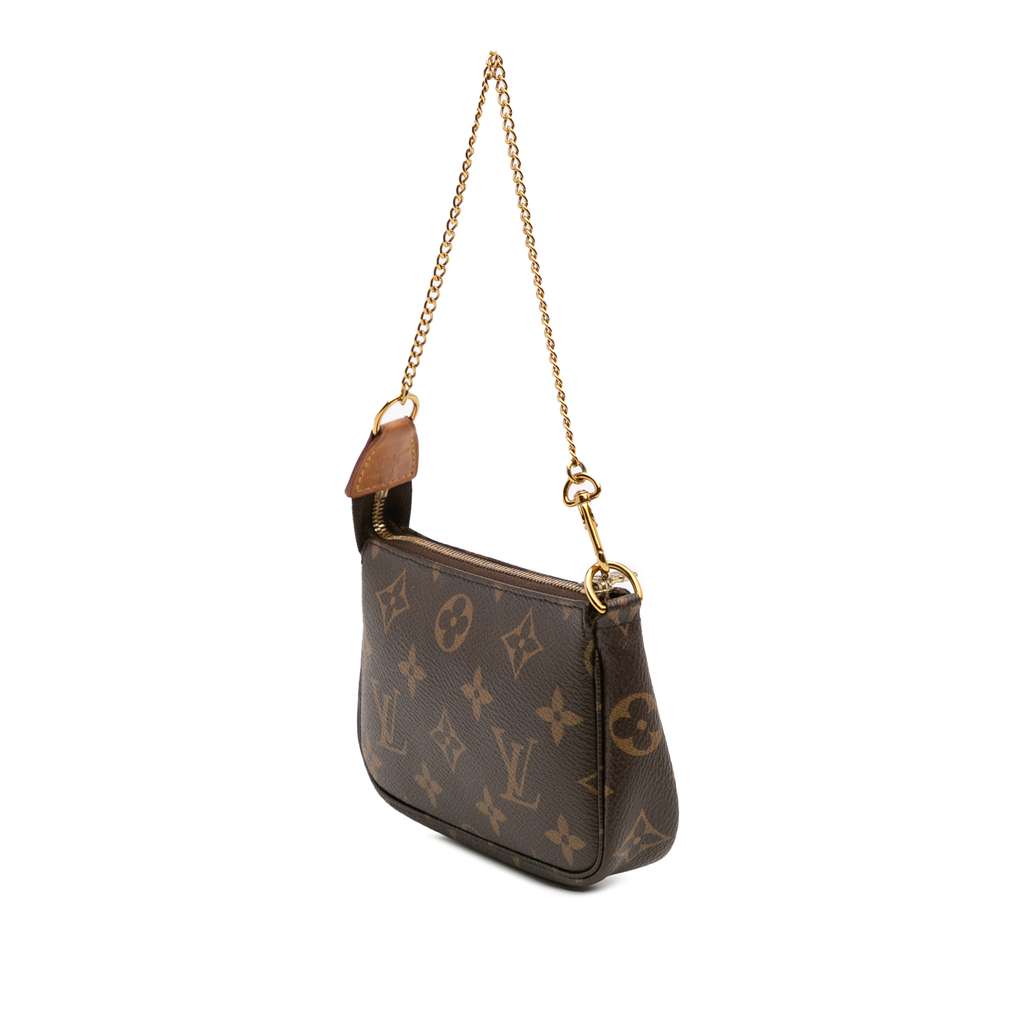 Louis Vuitton Monogram Mini Pochette Accessoires - Back view