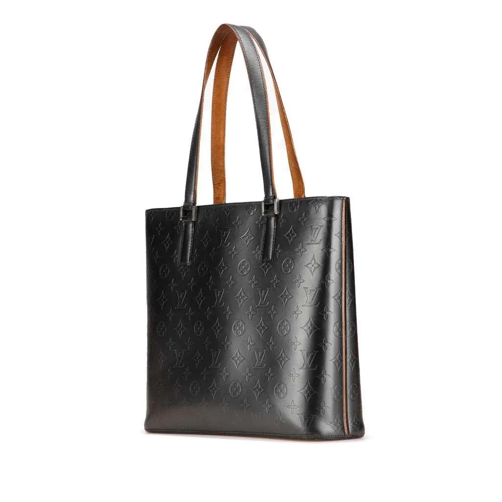 Louis Vuitton Monogram Mat Wilwood Grey Leather Good - Back View