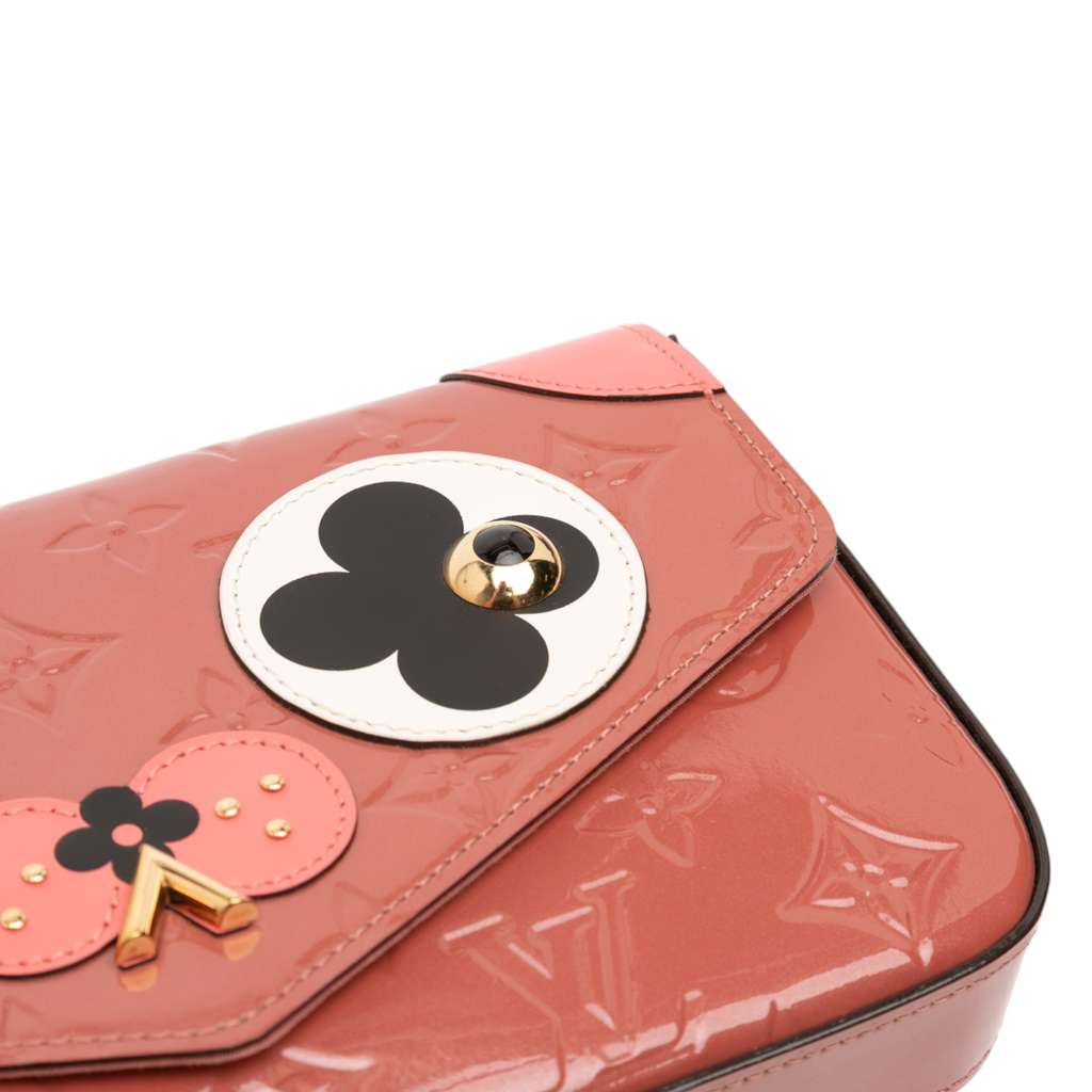 Louis Vuitton Monogram Vernis Pochette Felicie Valentine Dog - Detail 2