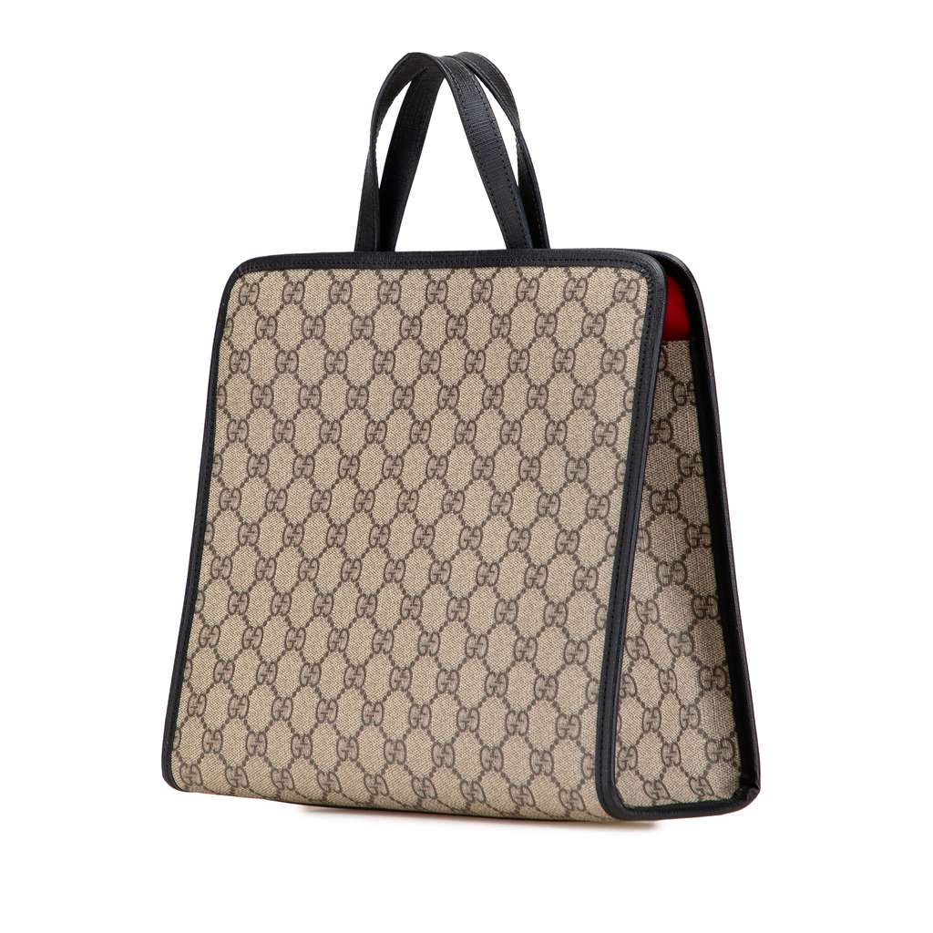 Gucci Childrens GG Supreme Cat Tote - Back view