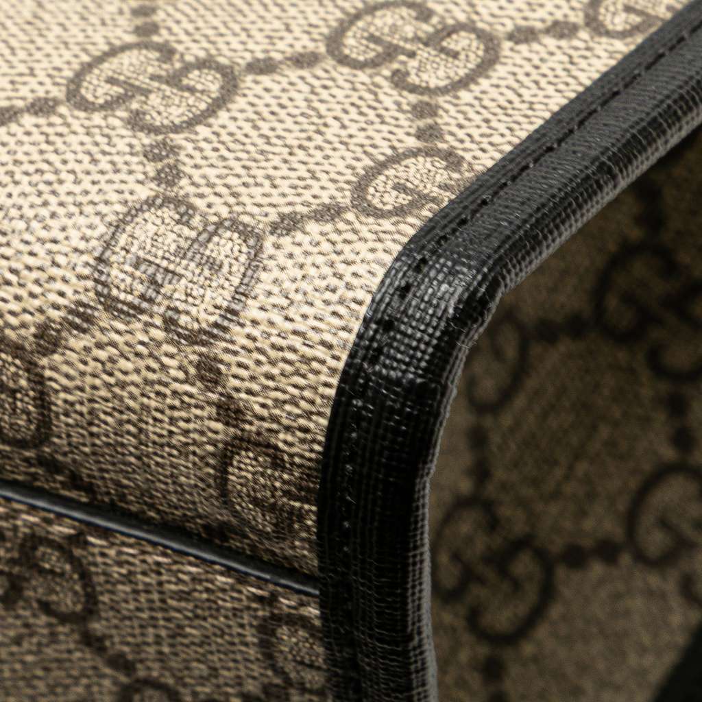 Gucci Childrens GG Supreme Cat Tote - Image 10