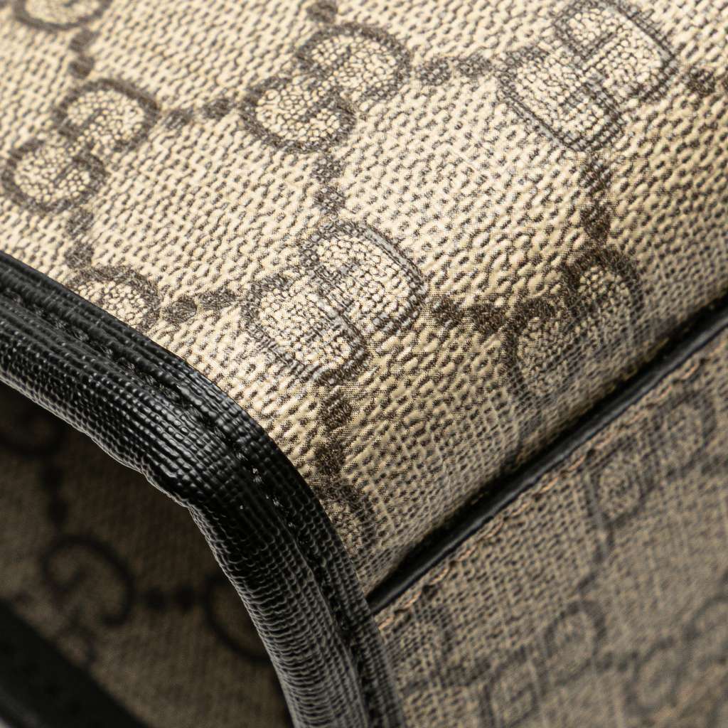 Gucci Childrens GG Supreme Cat Tote - Image 11
