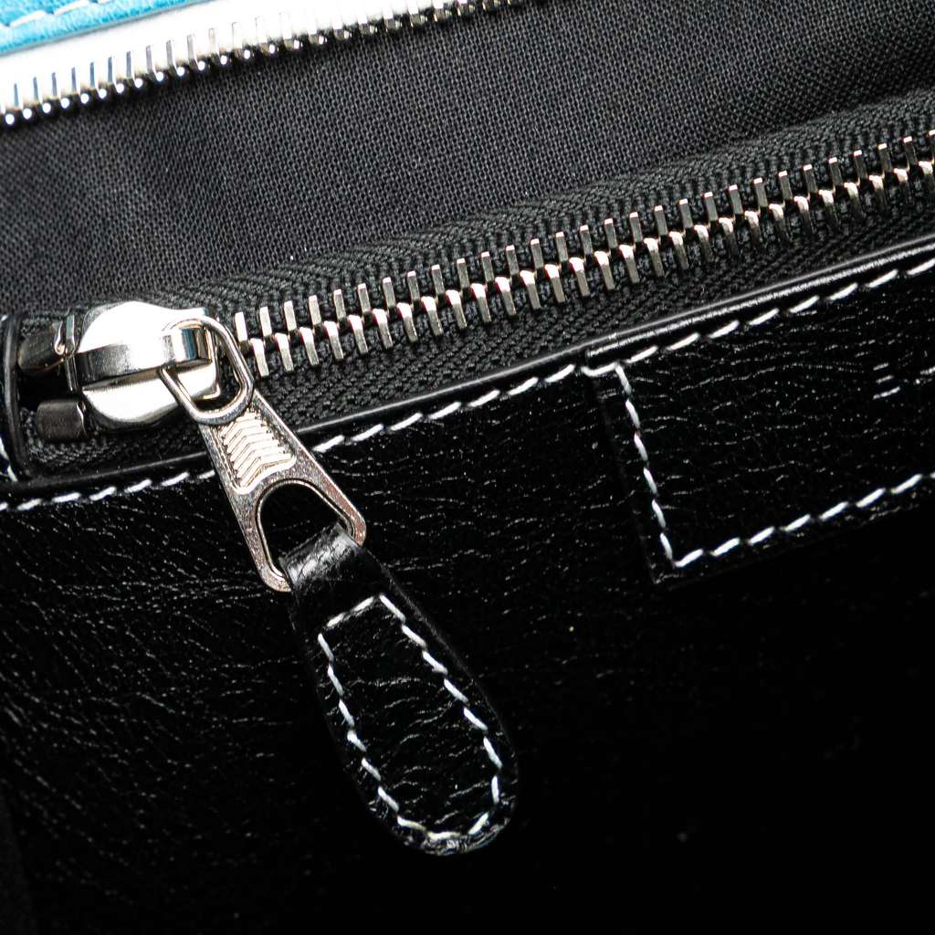 Balenciaga S Lambskin Bazar Shopper Satchel - Image 10