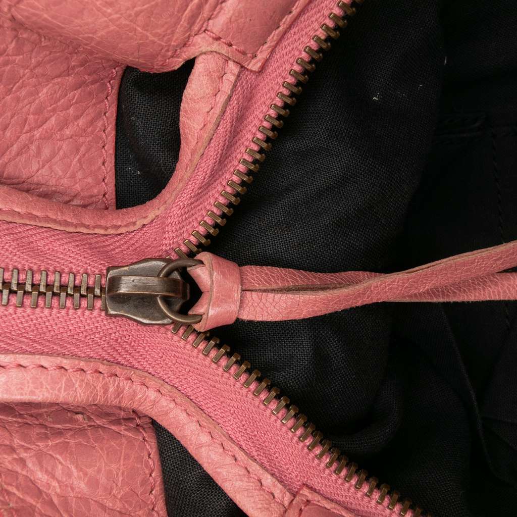 Balenciaga Lambskin Motocross Classic Town Satchel - Image 10