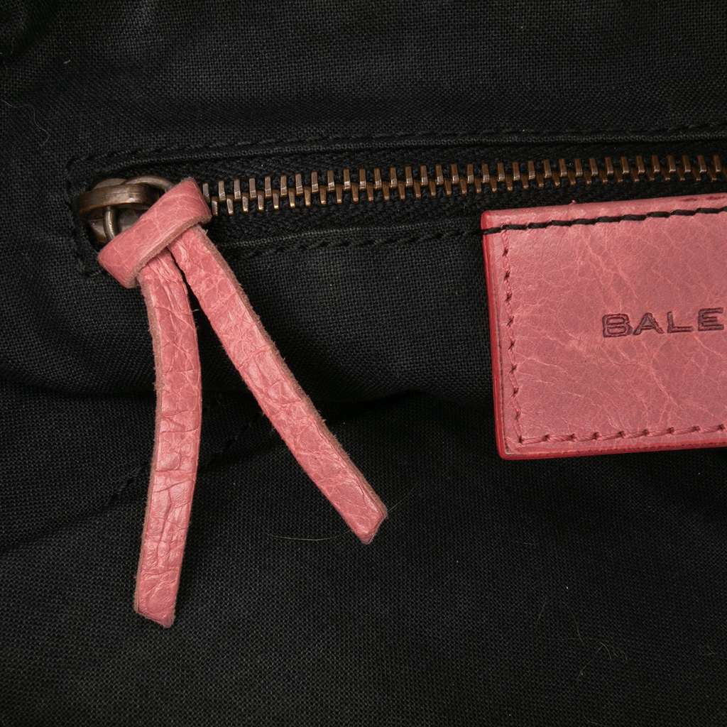 Balenciaga Lambskin Motocross Classic Town Satchel - Image 11