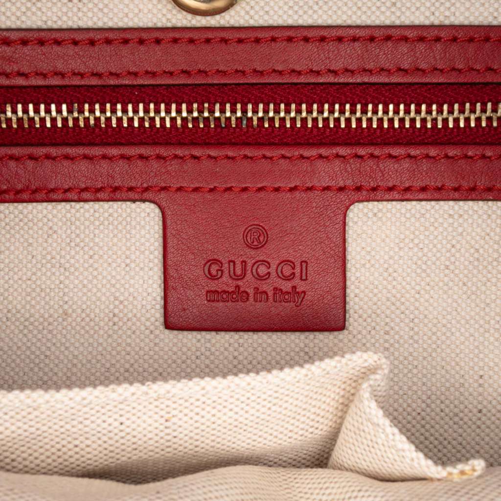 Gucci Patent Microguccissima Nice Tote - Side view