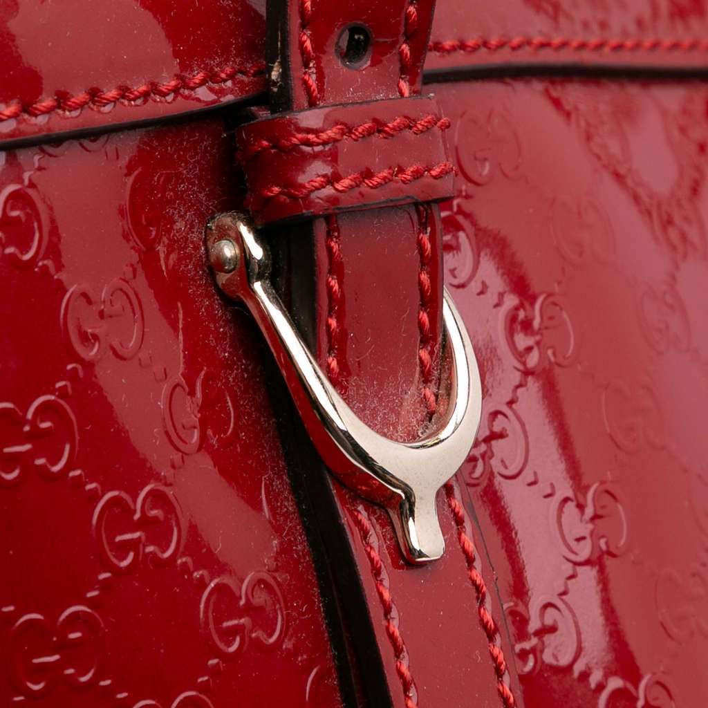 Gucci Patent Microguccissima Nice Tote - Image 10