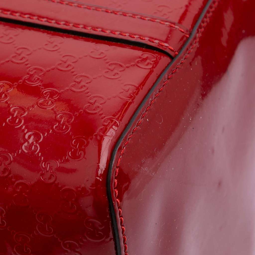 Gucci Patent Microguccissima Nice Tote - Image 11