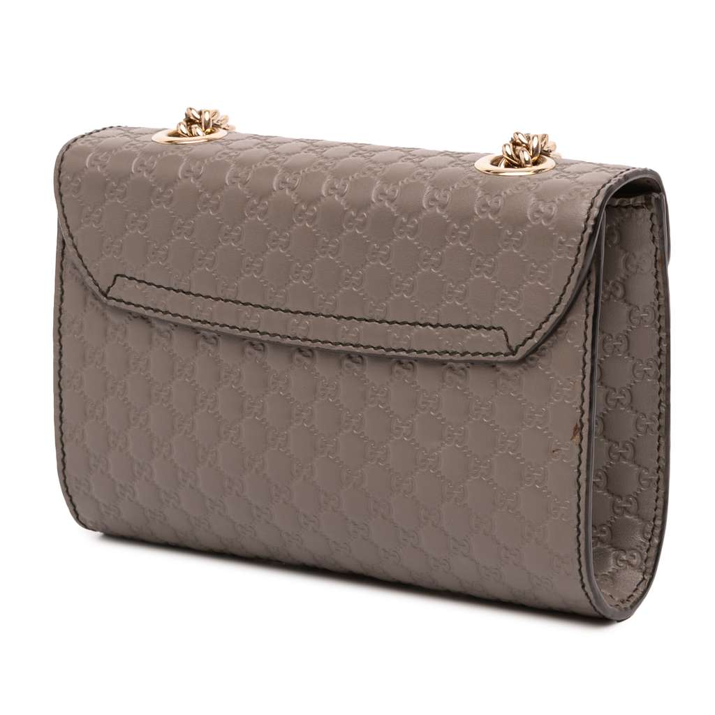 Gucci Mini Microguccissima Emily Crossbody - Back view