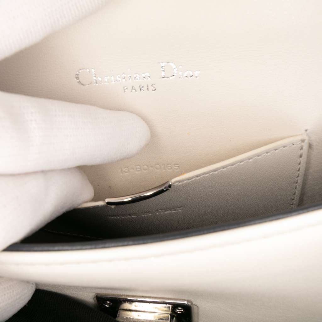 Dior Small Calfskin Diorama Sequin Flap - Side view