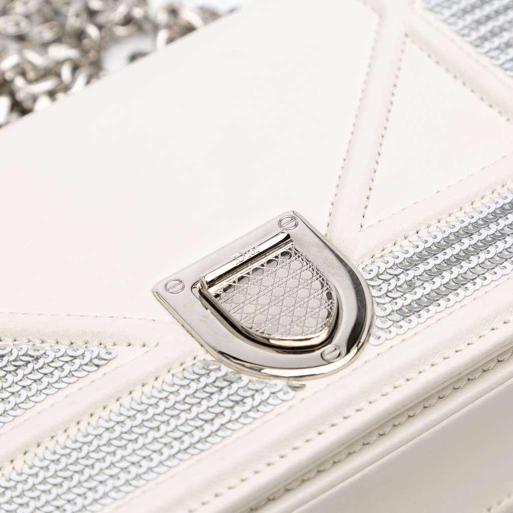 Dior Small Calfskin Diorama Sequin Flap - Detail 1