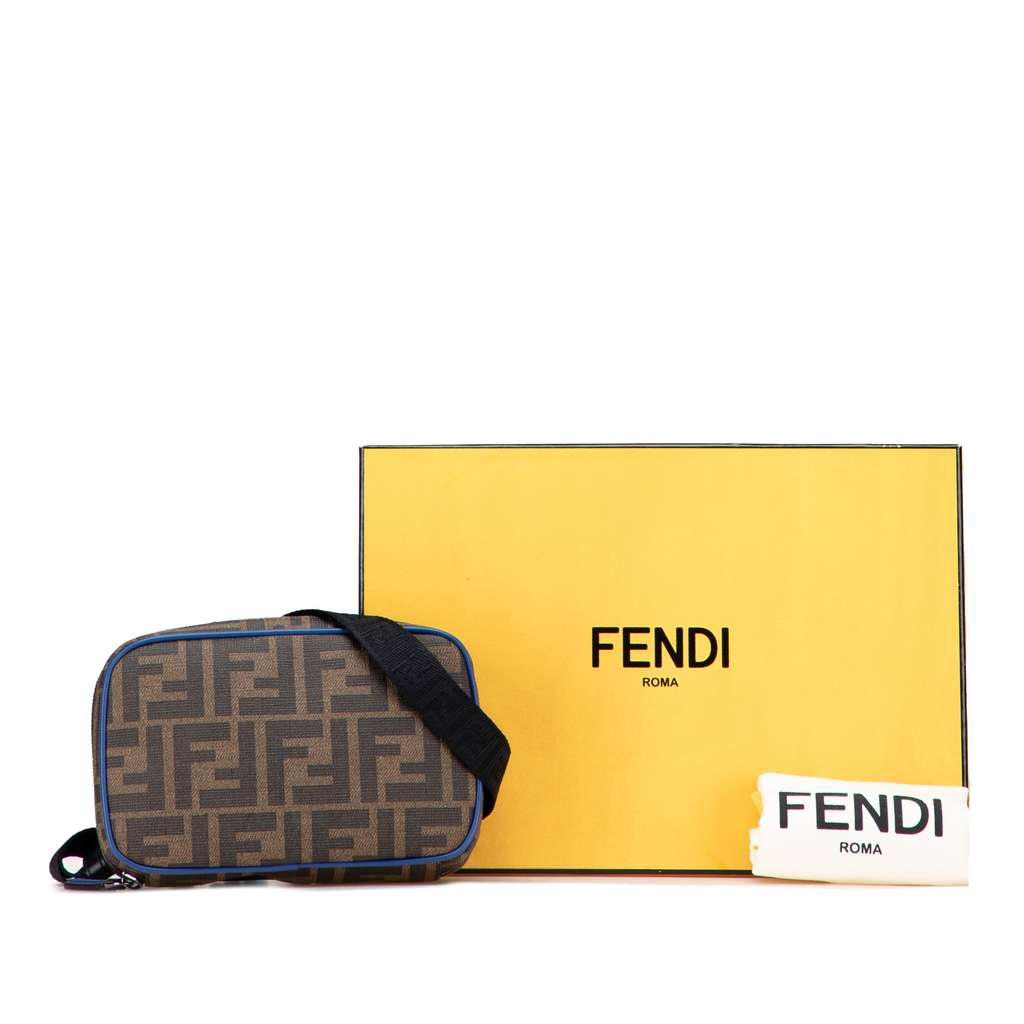 Fendi Zucca Coated Canvas Camera Bag - Image 13