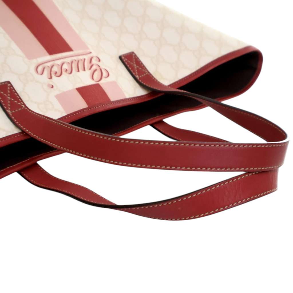 Gucci Large GG Supreme Logo Web Joy Tote - Image 14