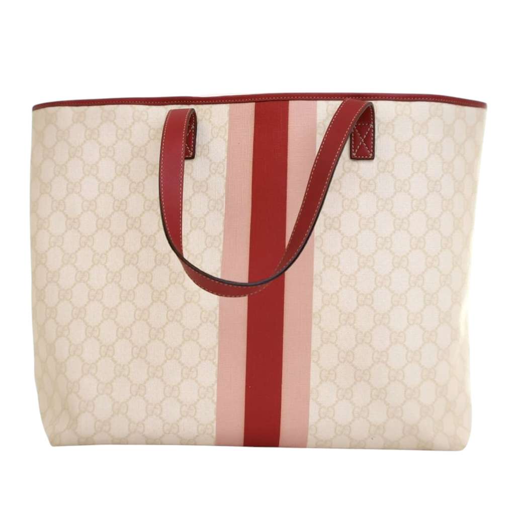 Gucci Large GG Supreme Logo Web Joy Tote - Image 6