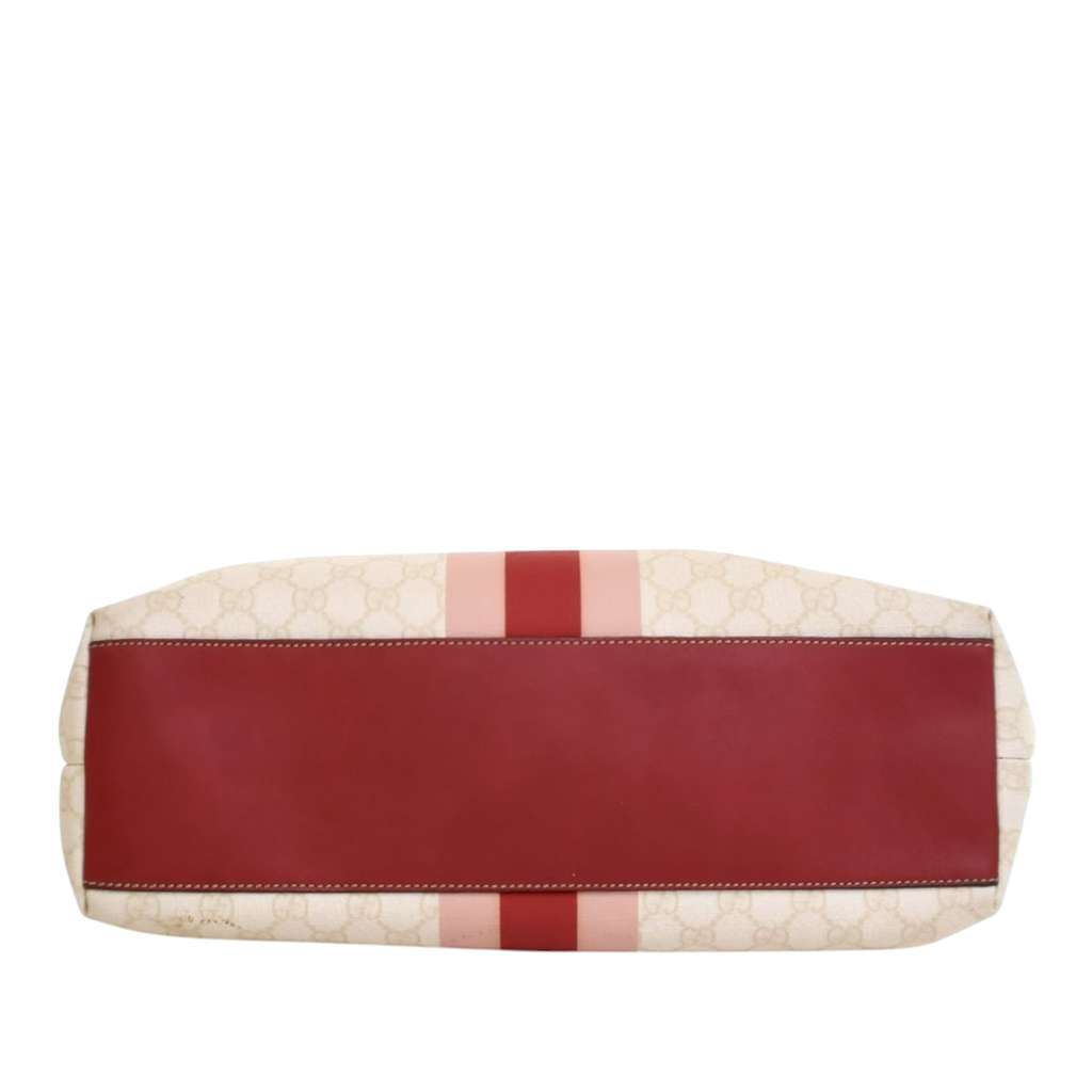 Gucci Large GG Supreme Logo Web Joy Tote - 4