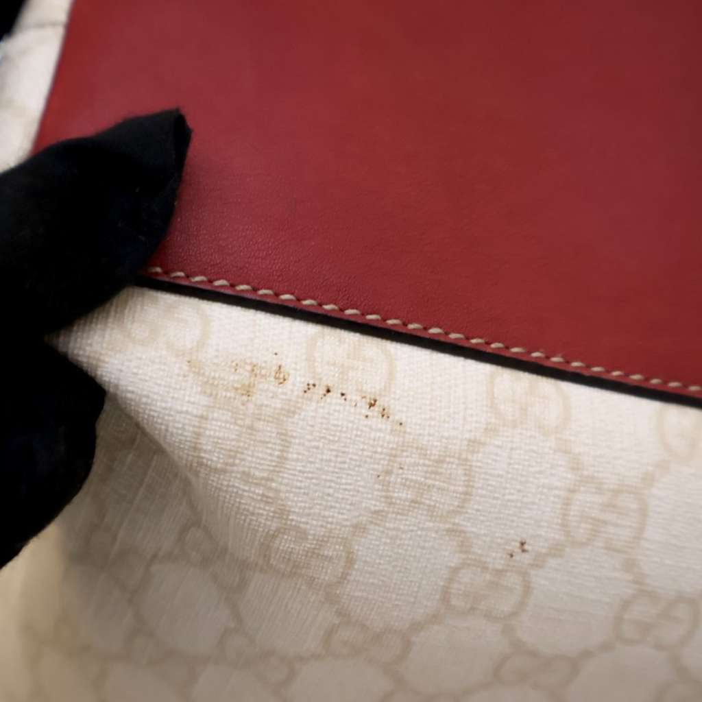 Gucci Large GG Supreme Logo Web Joy Tote - Image 11