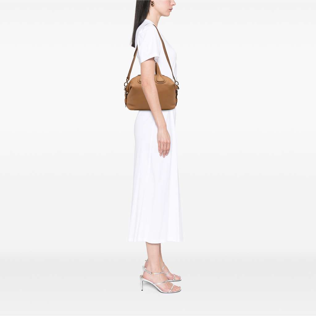 Givenchy Small Leather Nightingale Satchel - Image 13