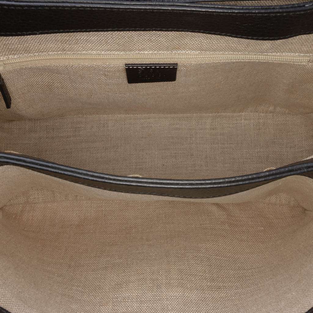 Gucci Medium Dollar Calf Interlocking G Satchel - 4