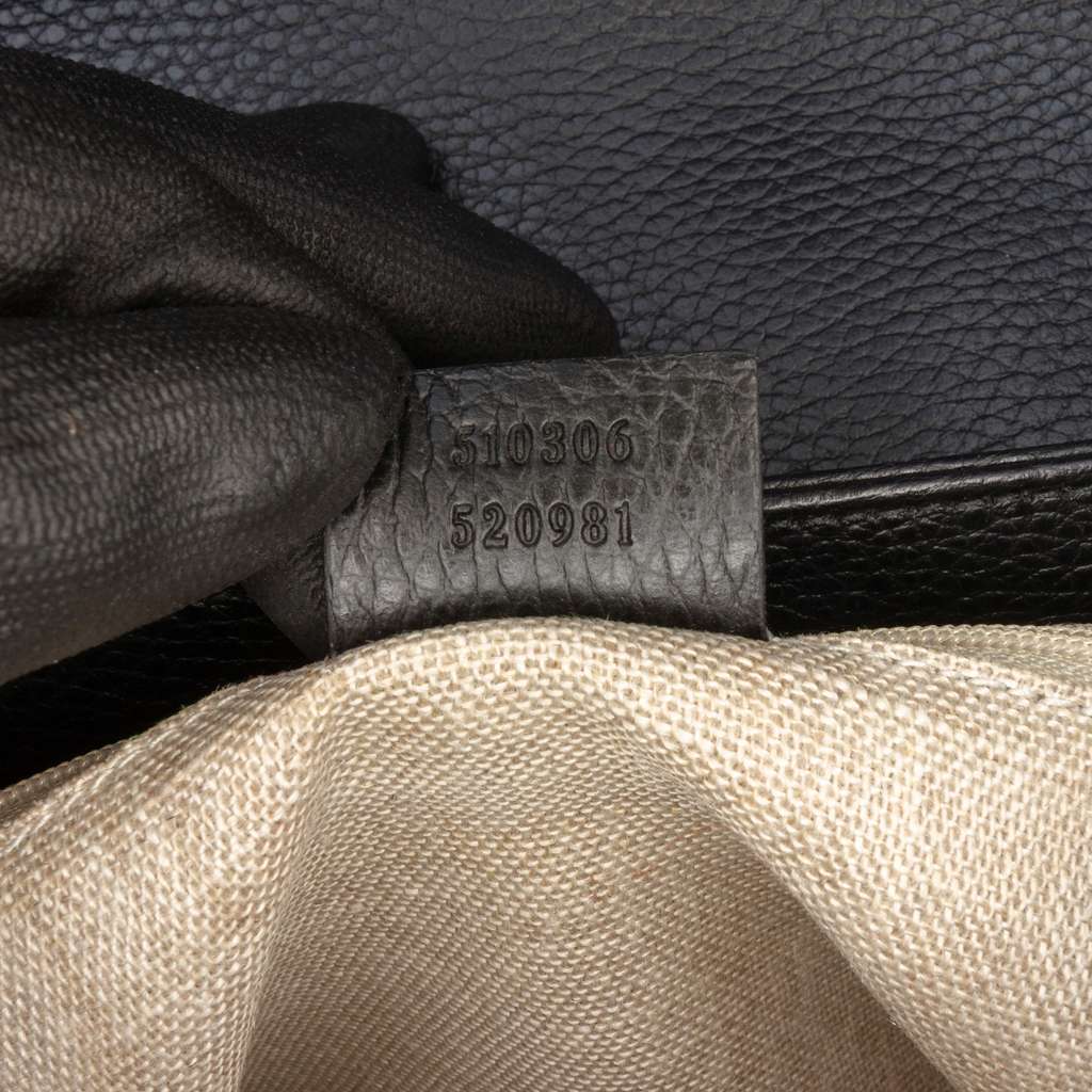 Gucci Medium Dollar Calf Interlocking G Satchel - Side view